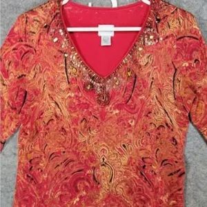 Chicos size 1 cute top